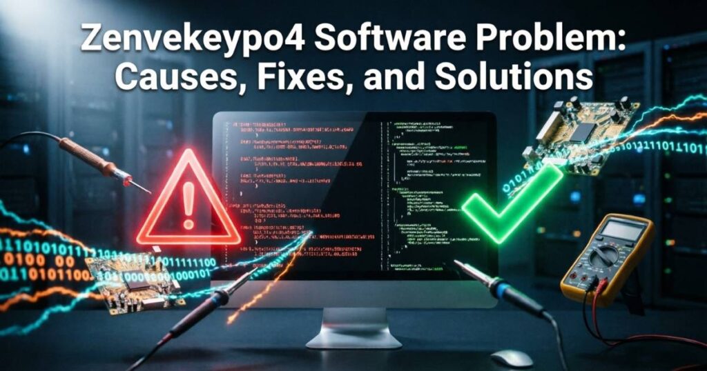 Zenvekeypo4 Software Problem: Causes, Fixes, and Solutions